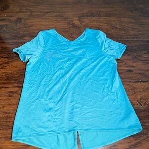 Avia Asymmetrical Blue Short Sleeve Tee